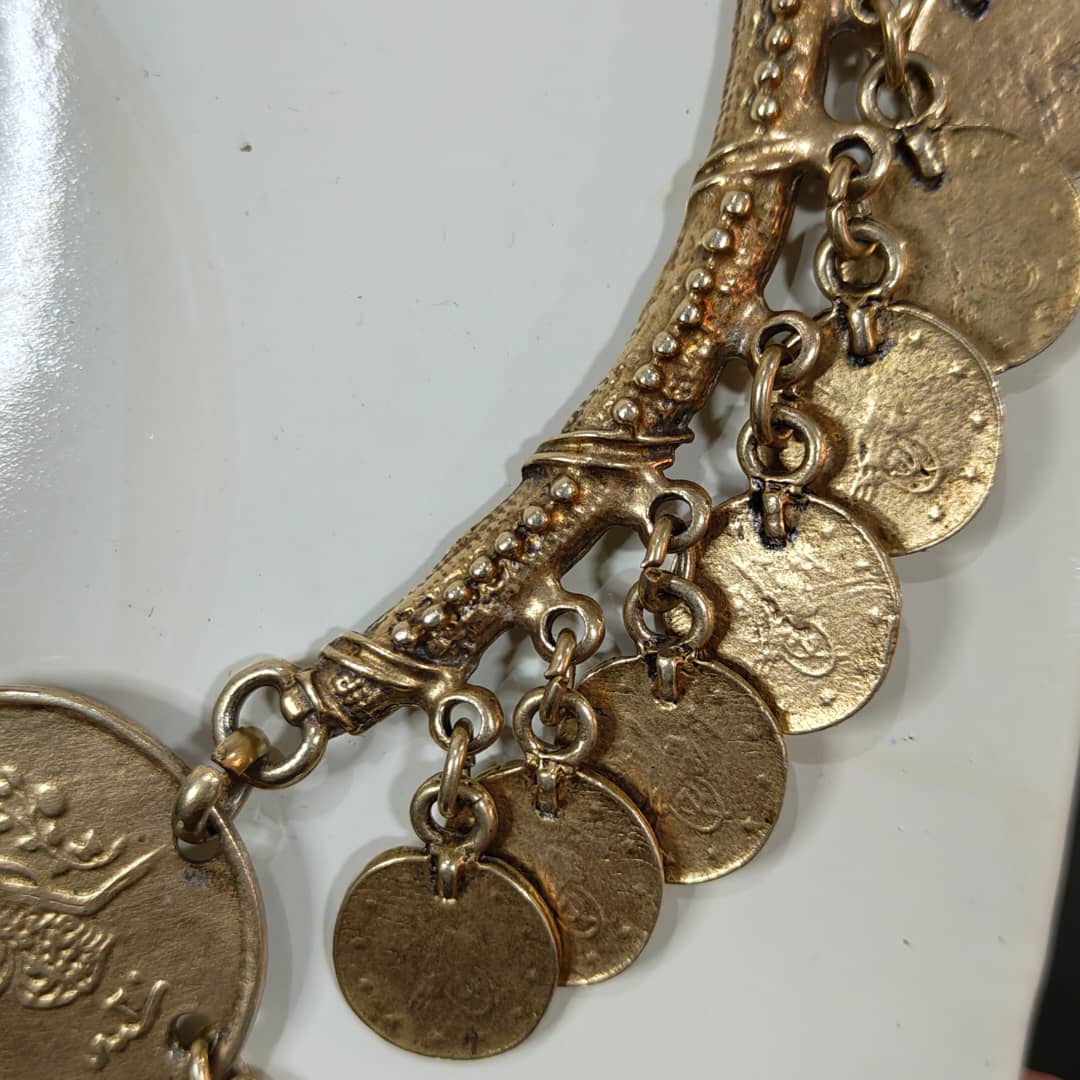 سلسلة فرماي/فضة عتيقة تحفة
طول مغلق 20cm