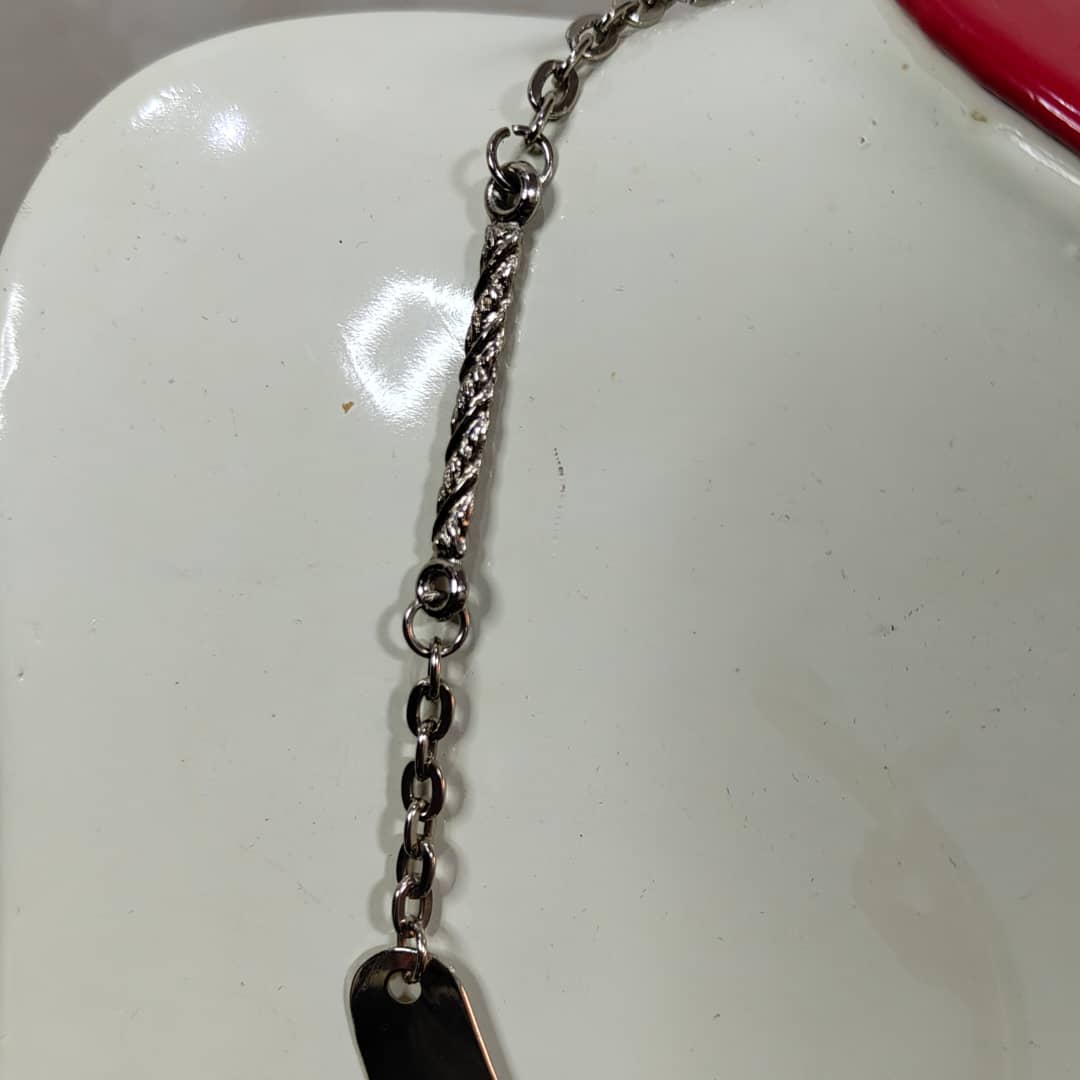 سلسلة acier inoxydable 
طول مغلق 18cm