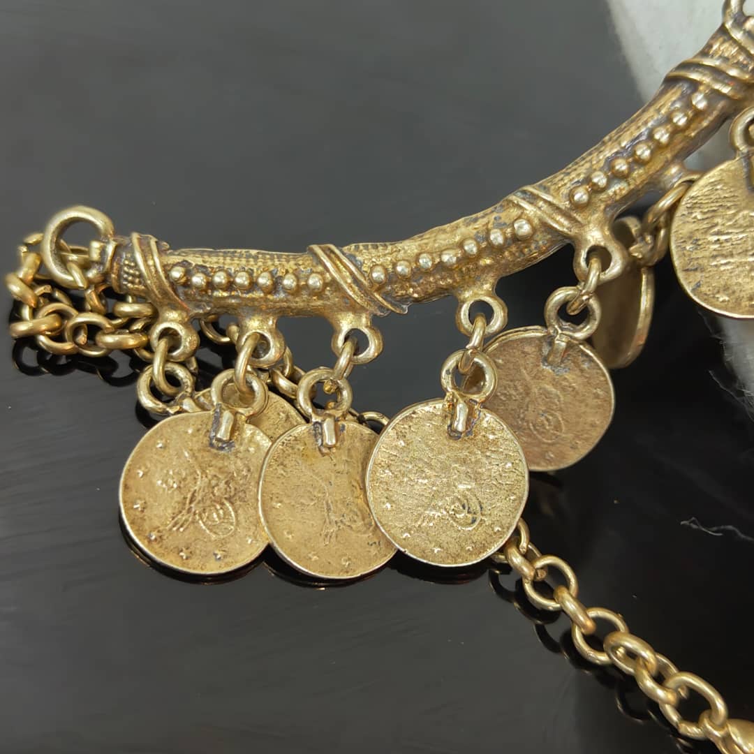سلسلة فرماي/فضة عتيقة تحفة
طول مغلق 20cm