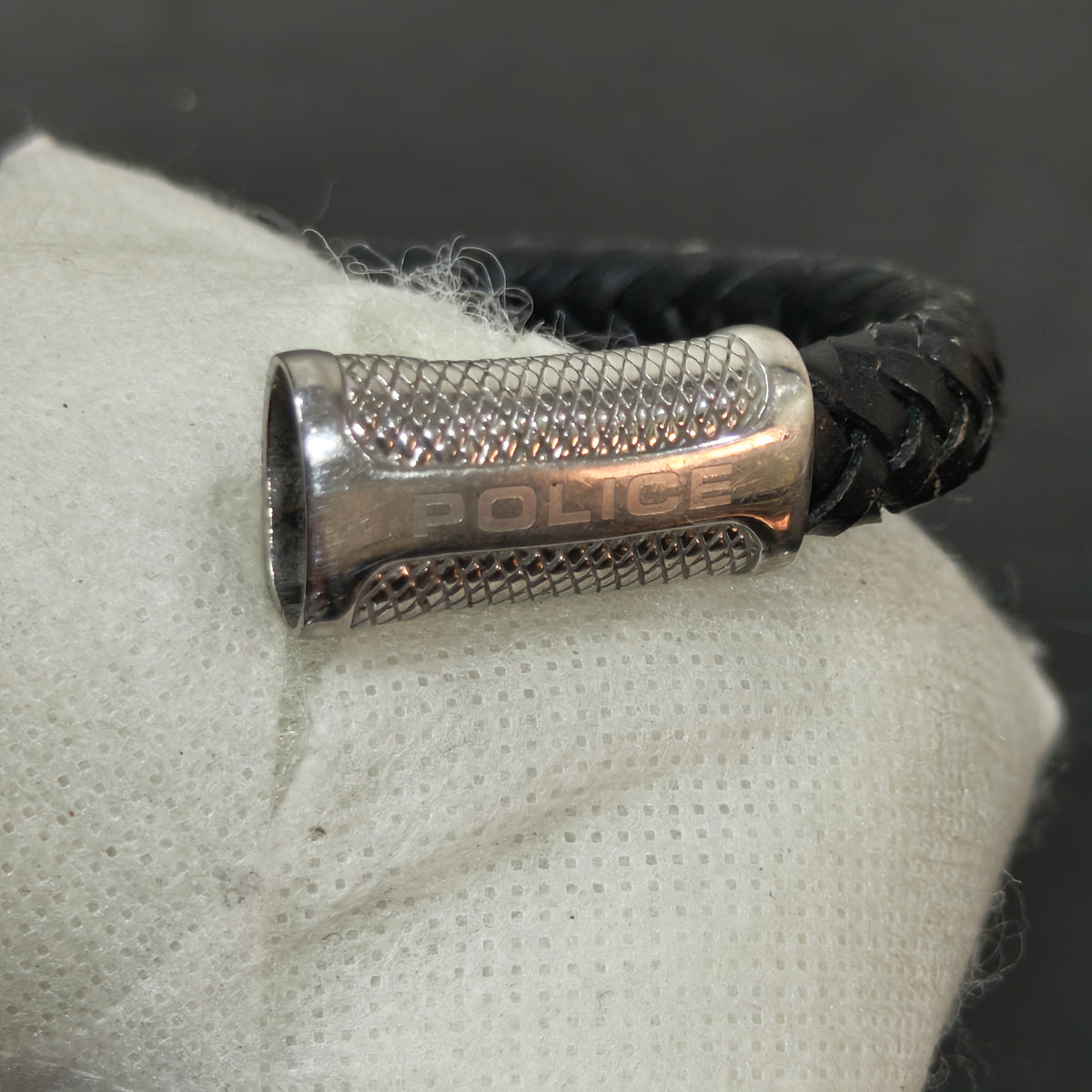 Bracelet police en cuir original 
20cm