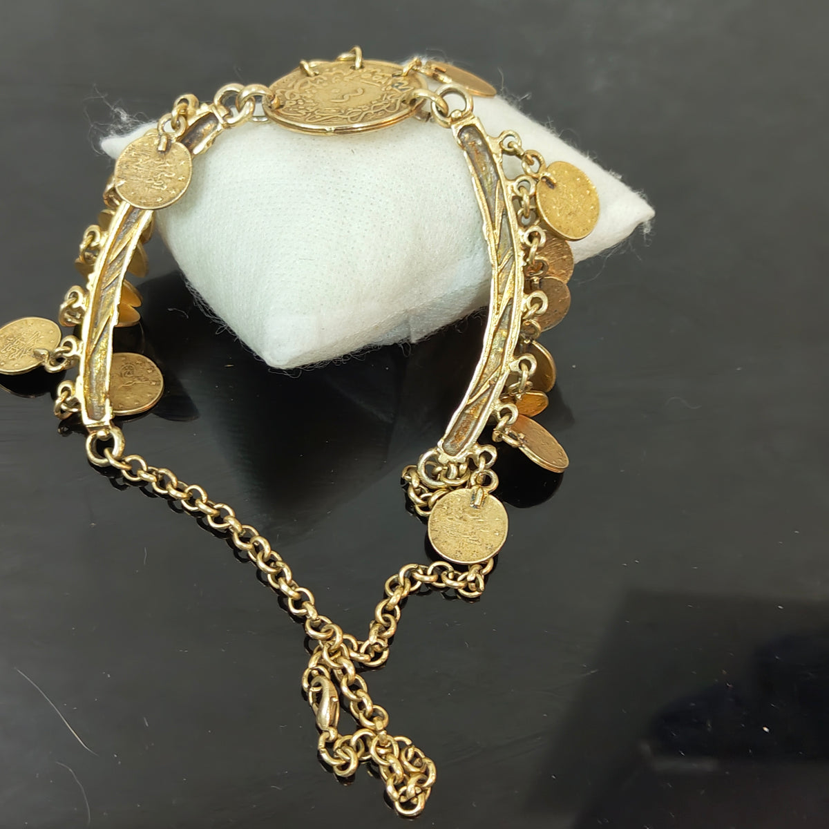 سلسلة فرماي/فضة عتيقة تحفة
طول مغلق 20cm